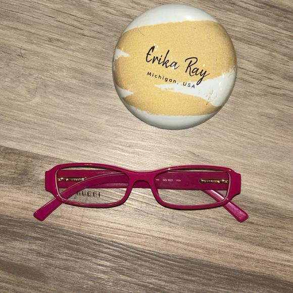 Gucci Accessories - Gucci Fuchsia Pink Eyeglasses